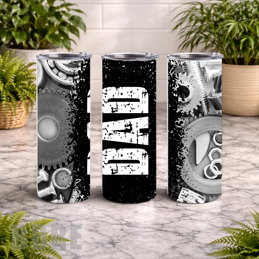 Gear Dad 20 OZ Wrap Mockup