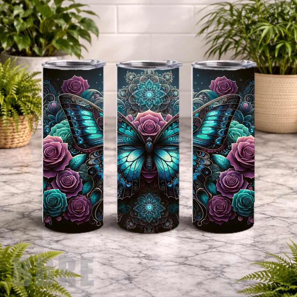 Butterfly Blossom 7 20 OZ Wrap Mockup