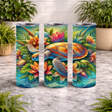 Tropical Turtle 9 20 OZ Wrap Mockup