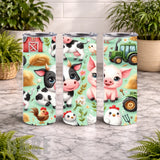 Farm Friends 20 OZ Wrap Mockup