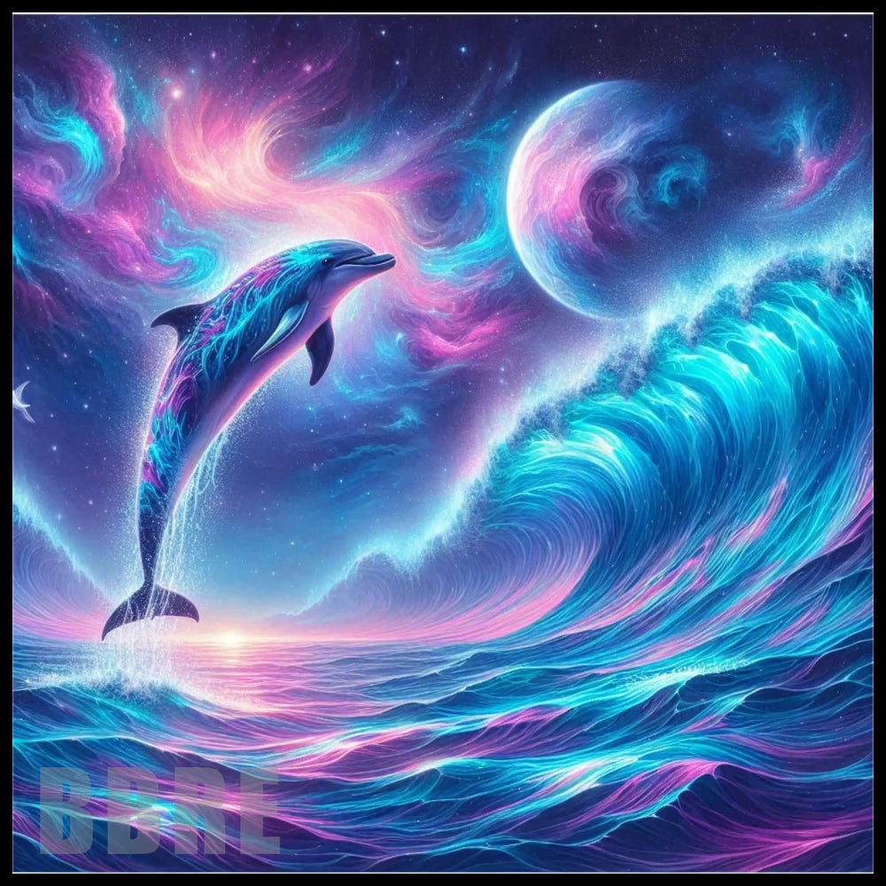 Cosmic Dolphin 2 20 OZ Sublimation Wrap