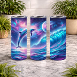 Cosmic Dolphin 2 20 OZ Wrap Mockup
