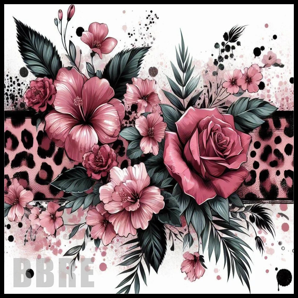 Floral Fusion 20 OZ Sublimation Wrap