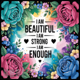 Floral Affirmation 20 OZ Sublimation Wrap
