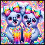 Colorful Koalas 20 OZ Sublimation Wrap