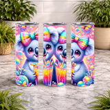 Colorful Koalas 20 OZ Wrap Mockup