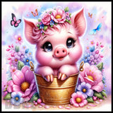 Floral Piglet 20 OZ Sublimation Wrap