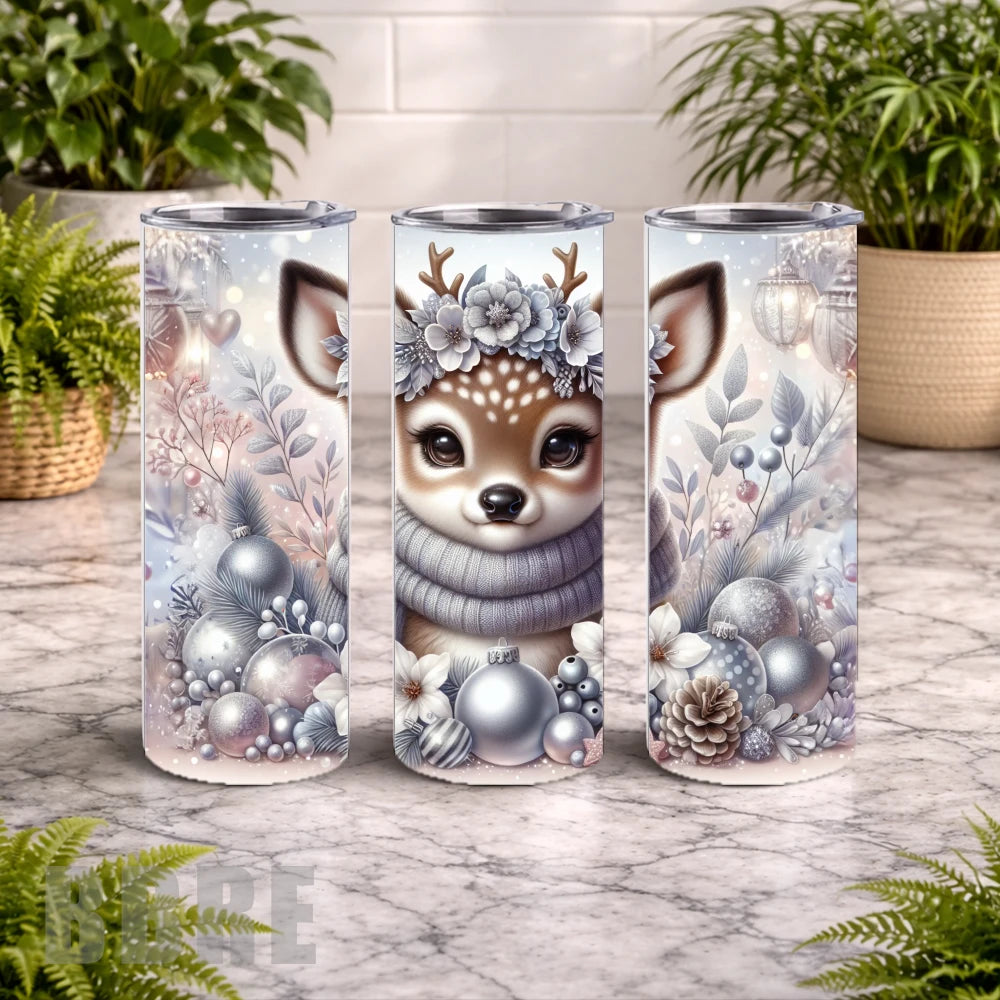 Charming Fawn 20 OZ Wrap Mockup