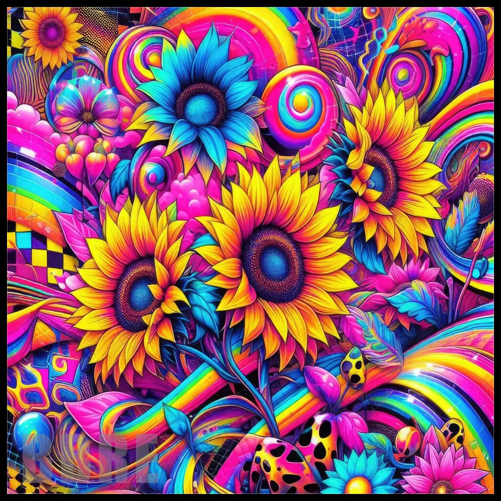 Vibrant Sunflowers 20 OZ Sublimation Wrap