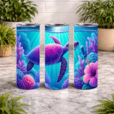 Coral Turtle 20 OZ Wrap Mockup