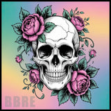 Floral Skull 46 20 OZ Sublimation Wrap