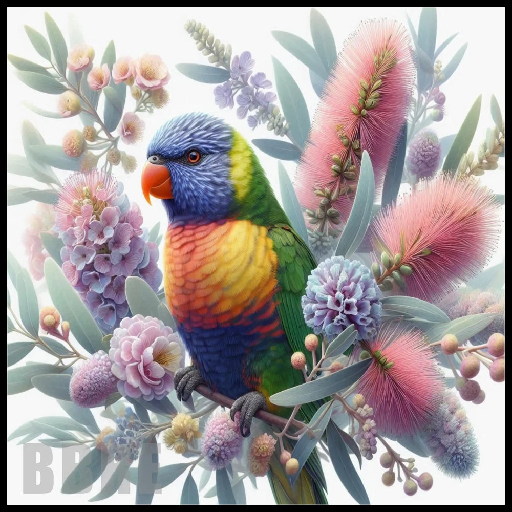 Colorful Parrot 20 OZ Sublimation Wrap