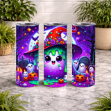Spooky Ghosts 20 OZ Wrap Mockup