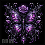 Purple Butterfly 20 OZ Sublimation Wrap