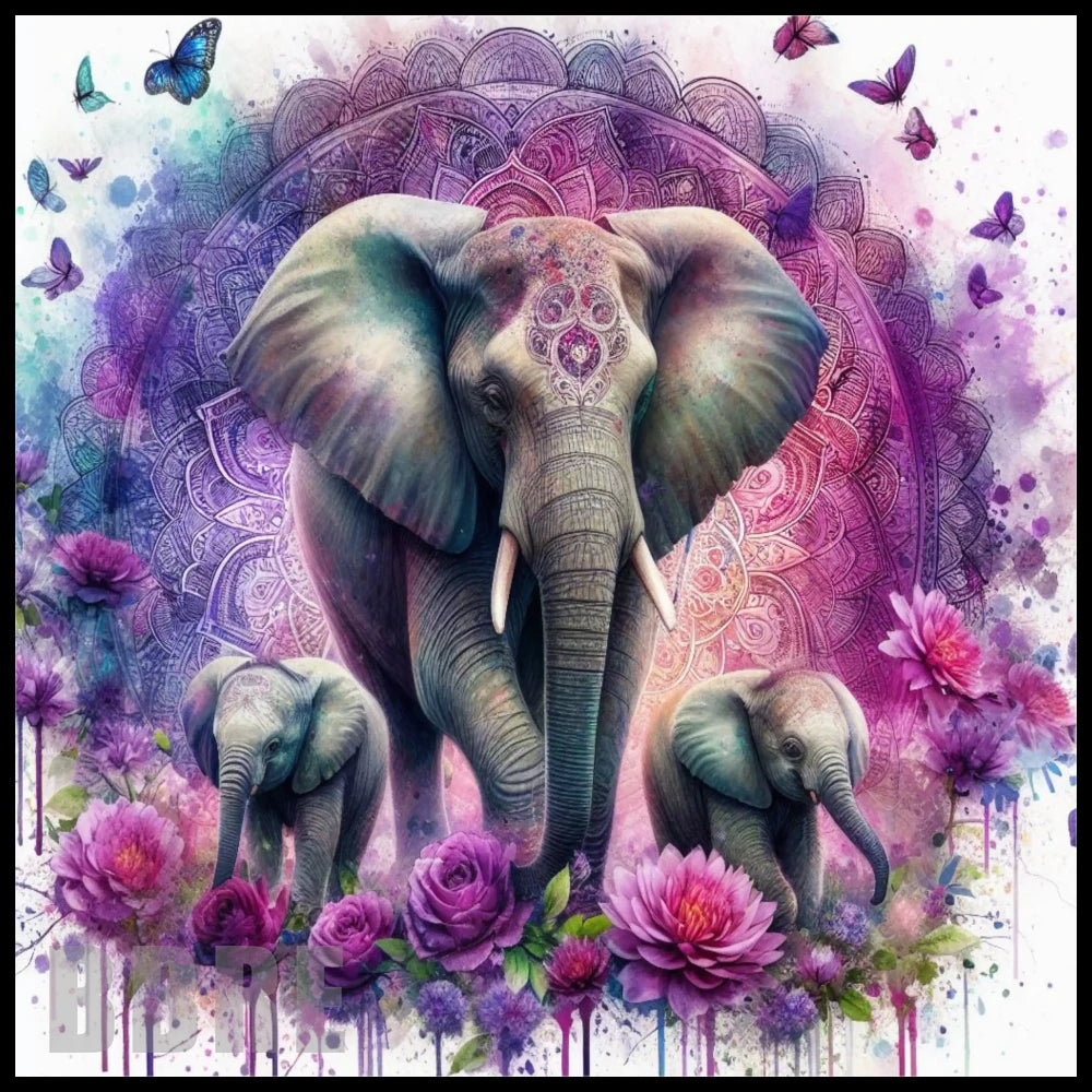 Elephant Mandala 5 20 OZ Sublimation Wrap