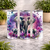 Elephant Mandala 5 20 OZ Wrap Mockup