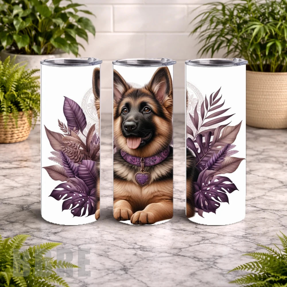 Purple Puppy 20 OZ Wrap Mockup