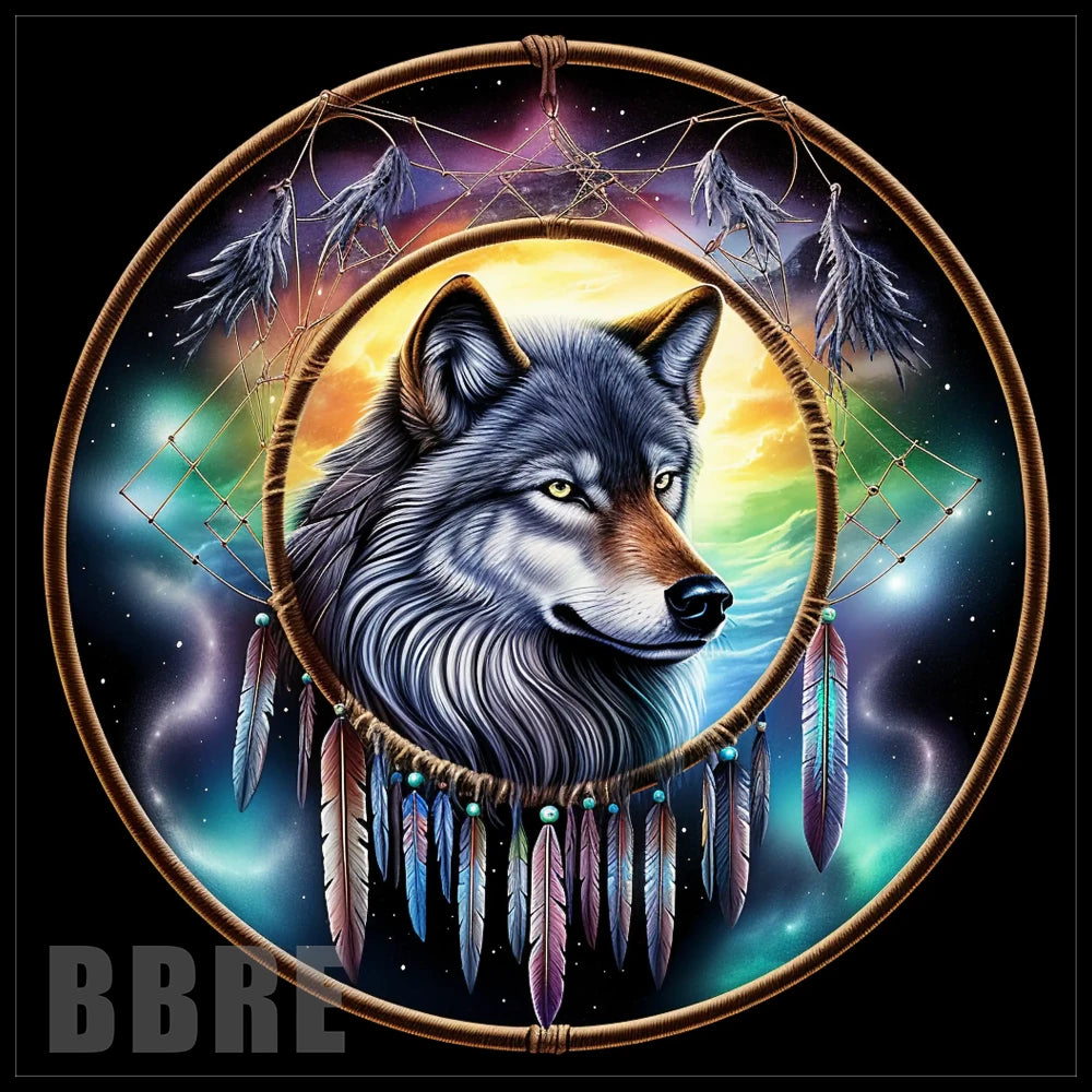 Wolf Dreamcatcher 6 20 OZ Sublimation Wrap