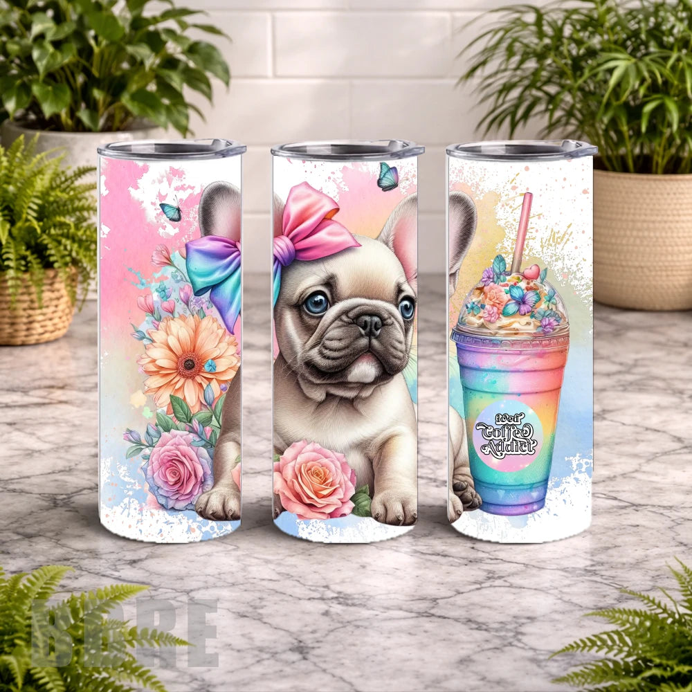 Frenchie Delight 20 OZ Wrap Mockup