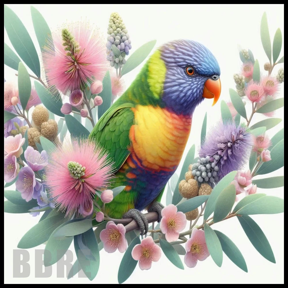 Colorful Parrot 3 20 OZ Sublimation Wrap