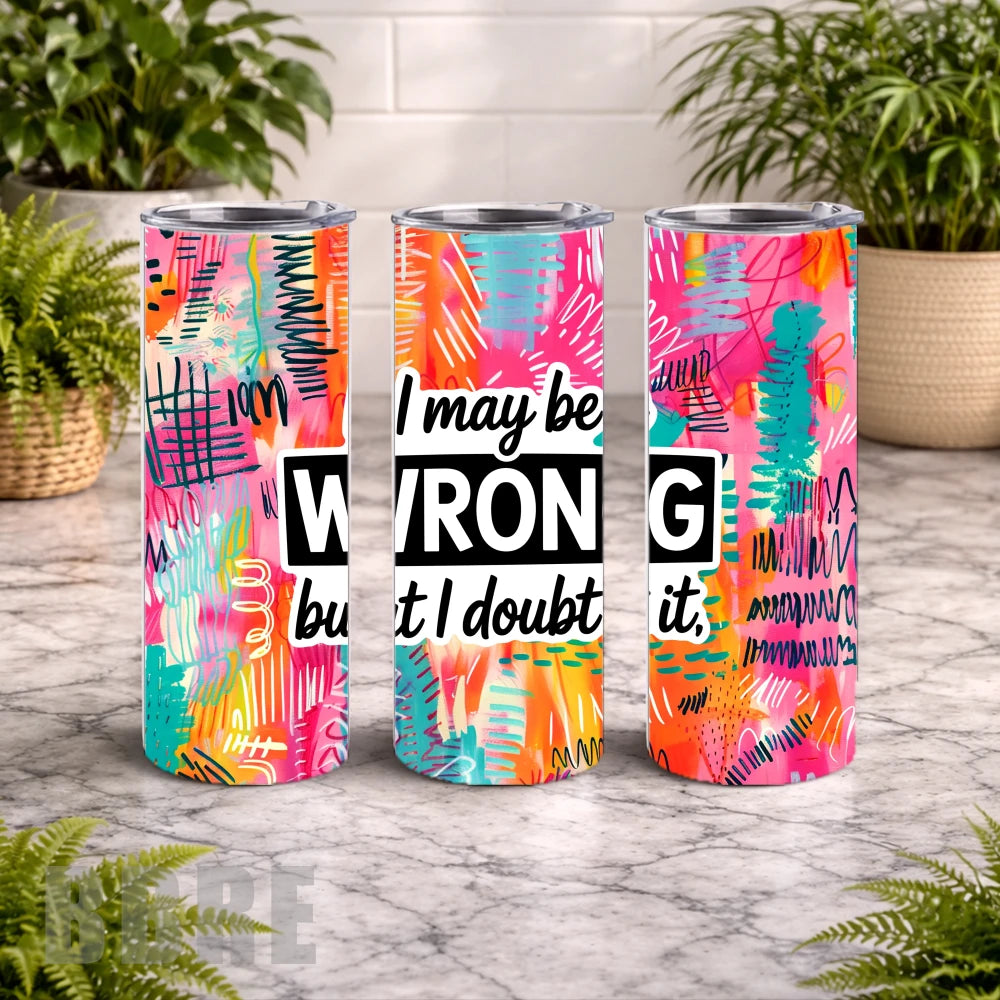 Bold Statement 2 20 OZ Wrap Mockup