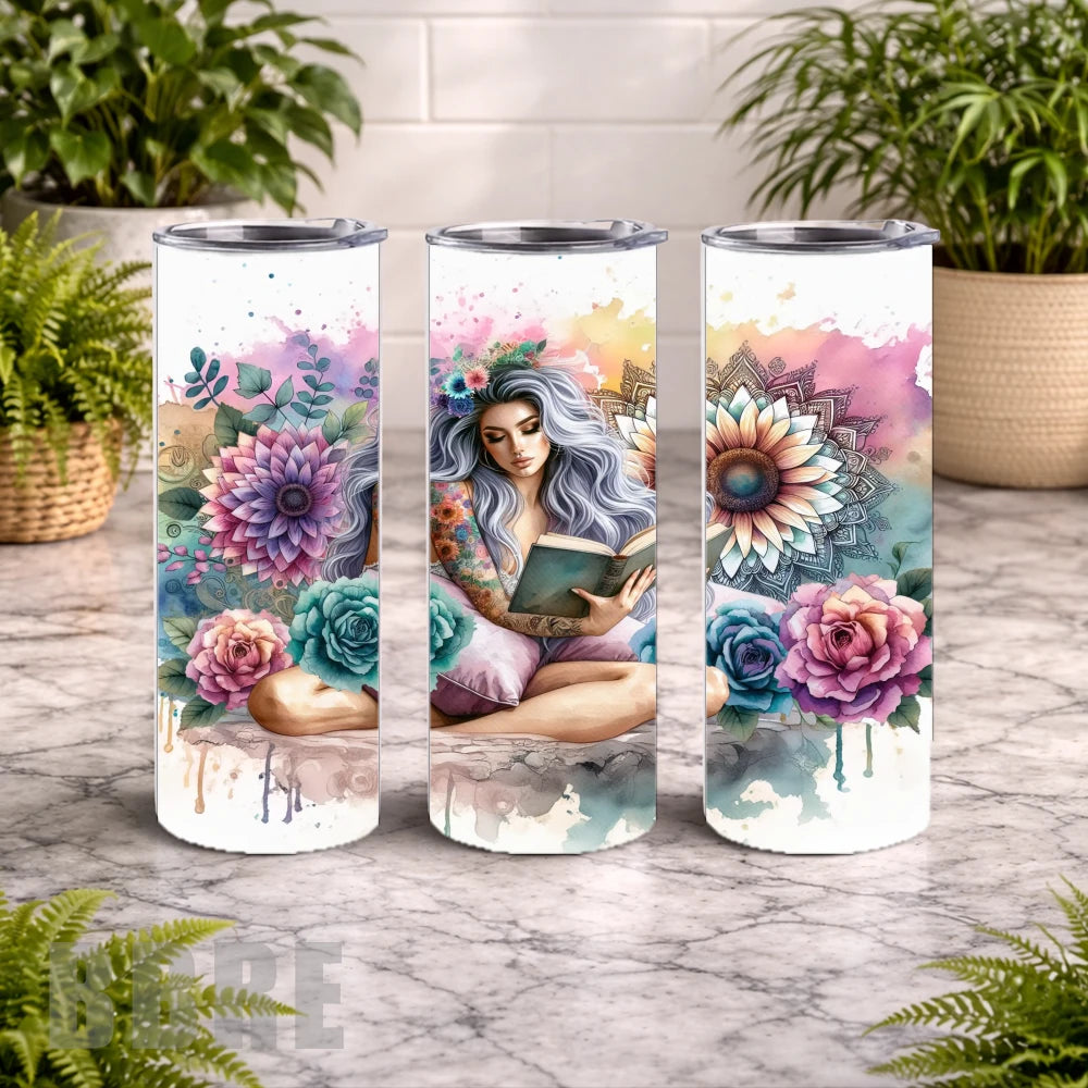 Floral Dreamer 20 OZ Wrap Mockup