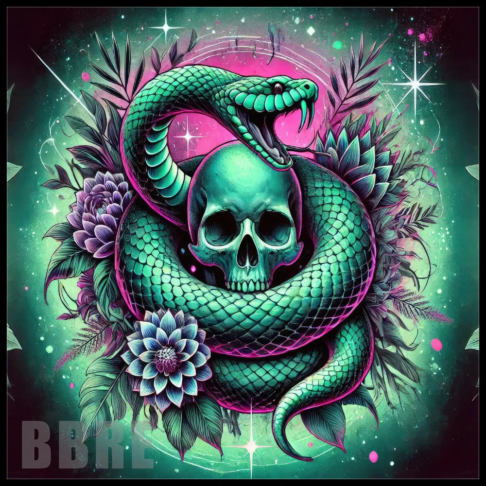Snake Skull 20 OZ Sublimation Wrap