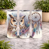 Owl Dreamcatcher 3 20 OZ Wrap Mockup