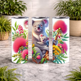 Koala Family 20 OZ Wrap Mockup