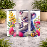 Koala Family 2 20 OZ Wrap Mockup