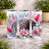 Floral Echidna 20 OZ Wrap Mockup