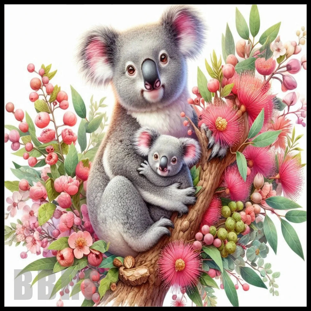 Koala Family 3 20 OZ Sublimation Wrap