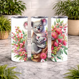 Koala Family 3 20 OZ Wrap Mockup