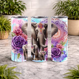 Elephant Family 3 20 OZ Wrap Mockup