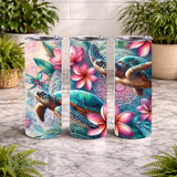 Tropical Turtles 6 20 OZ Wrap Mockup