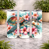 Tropical Turtles 7 20 OZ Wrap Mockup