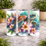 Turtle Blossom 4 20 OZ Wrap Mockup