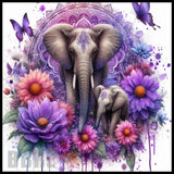 Elephant Blossom 4 20 OZ Sublimation Wrap