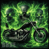 Green Skull 20 OZ Sublimation Wrap