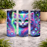 Cosmic Cat 20 OZ Wrap Mockup