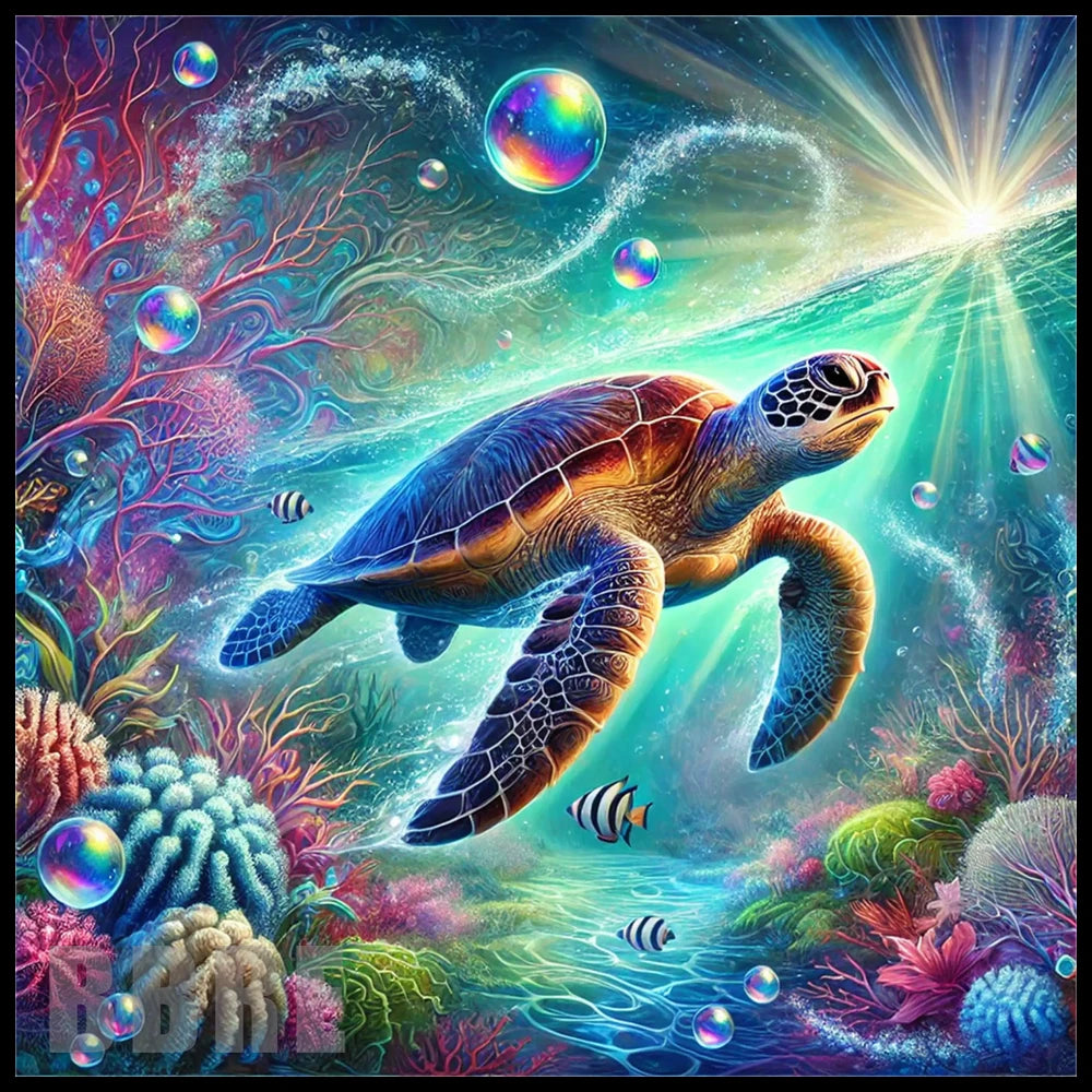 Ocean Turtle 2 20 OZ Sublimation Wrap
