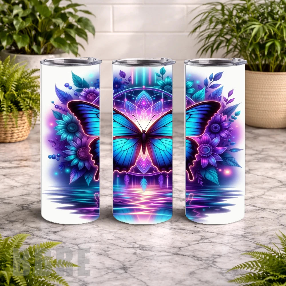 Butterfly Dream 20 OZ Wrap Mockup