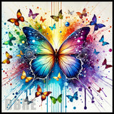 Butterfly Splash 20 OZ Sublimation Wrap