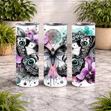 Butterfly Blossom 12 20 OZ Wrap Mockup