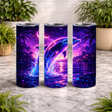 Cosmic Dolphin 3 20 OZ Wrap Mockup