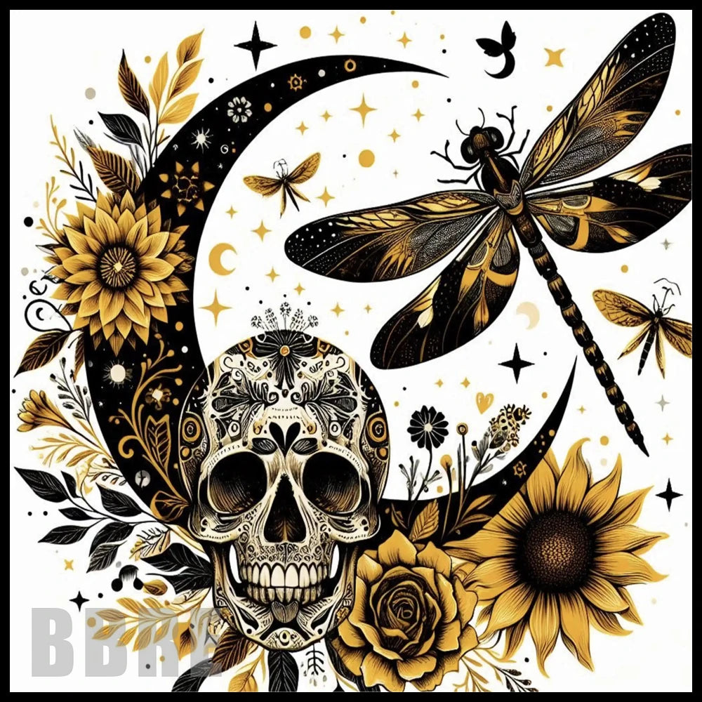 Golden Skull 20 OZ Sublimation Wrap