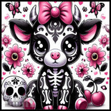 Cute Skull Cow 20 OZ Sublimation Wrap
