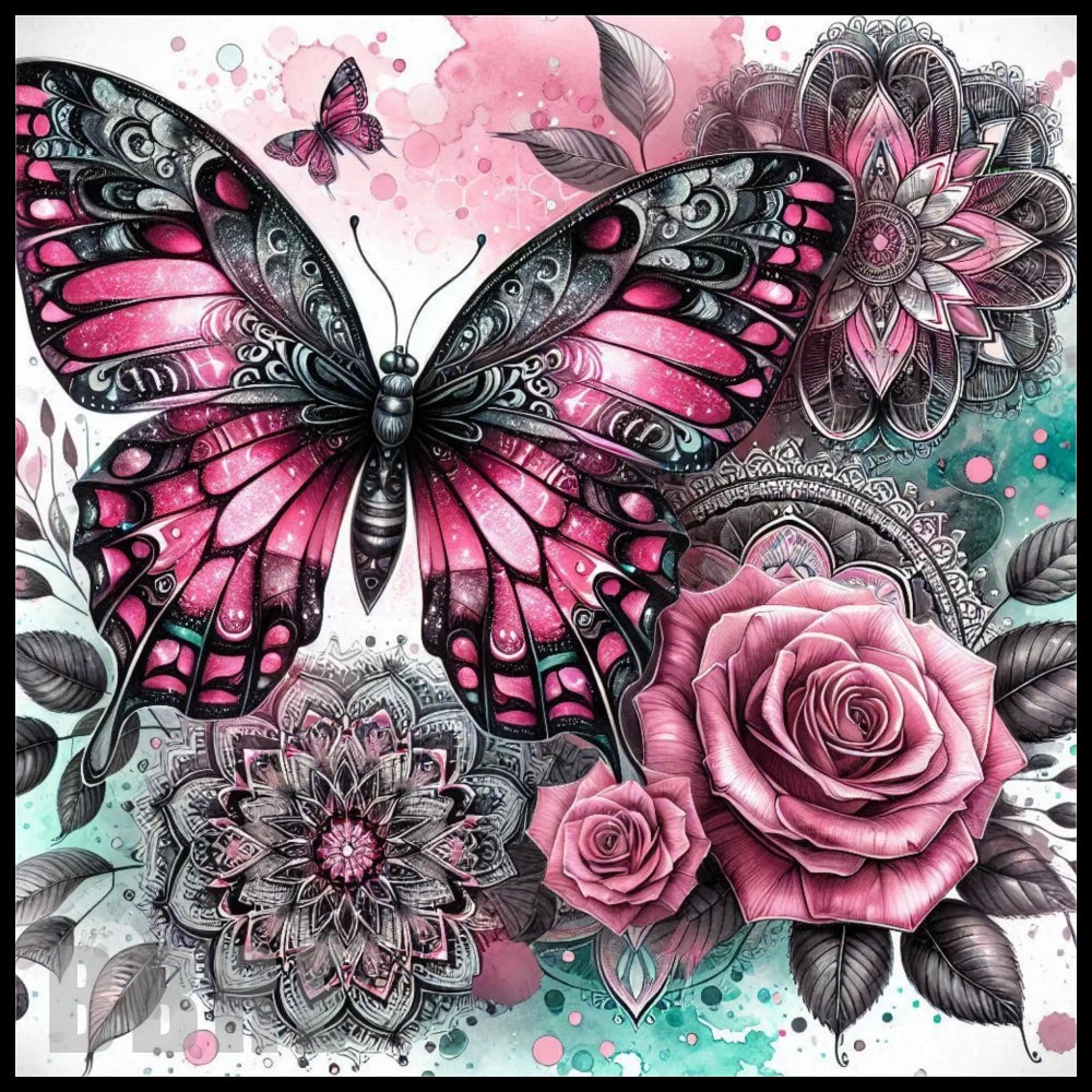 Butterfly Blossom 13 20 OZ Sublimation Wrap