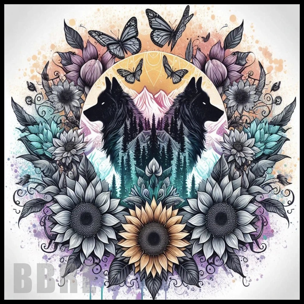 Wolf Mountain 20 OZ Sublimation Wrap
