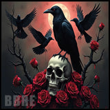 Raven Skull 2 20 OZ Sublimation Wrap